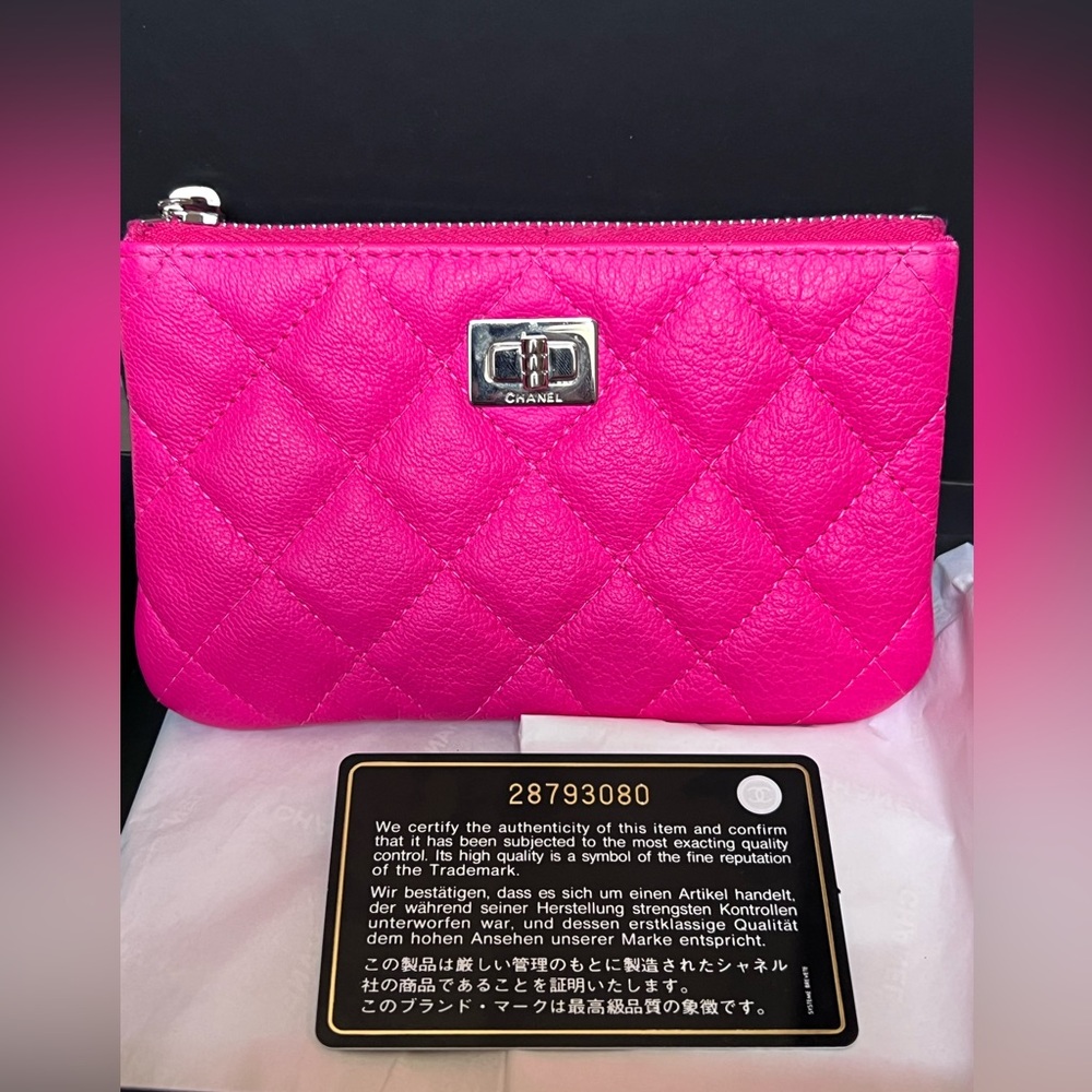 SOLD- CHANEL Goatskin Quilted 2.55 Reissue Fluorescent Pink w/ FREE Gift! 🎁